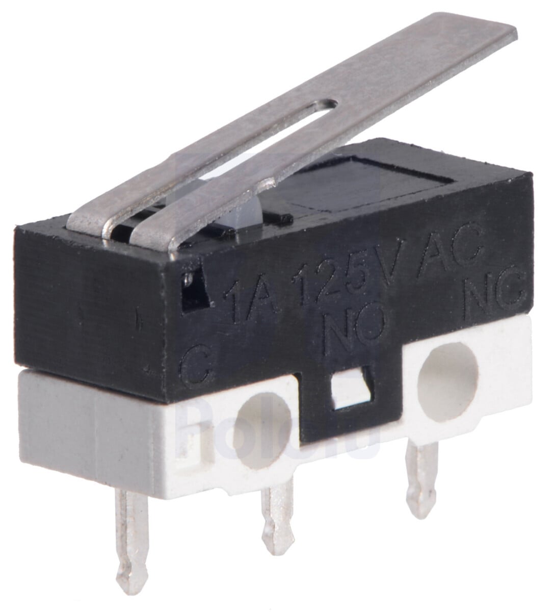 Pololu Mini Snap-Action Schalter mit 13,5 mm Hebel: 3-Pin, SPDT, 1A 1528