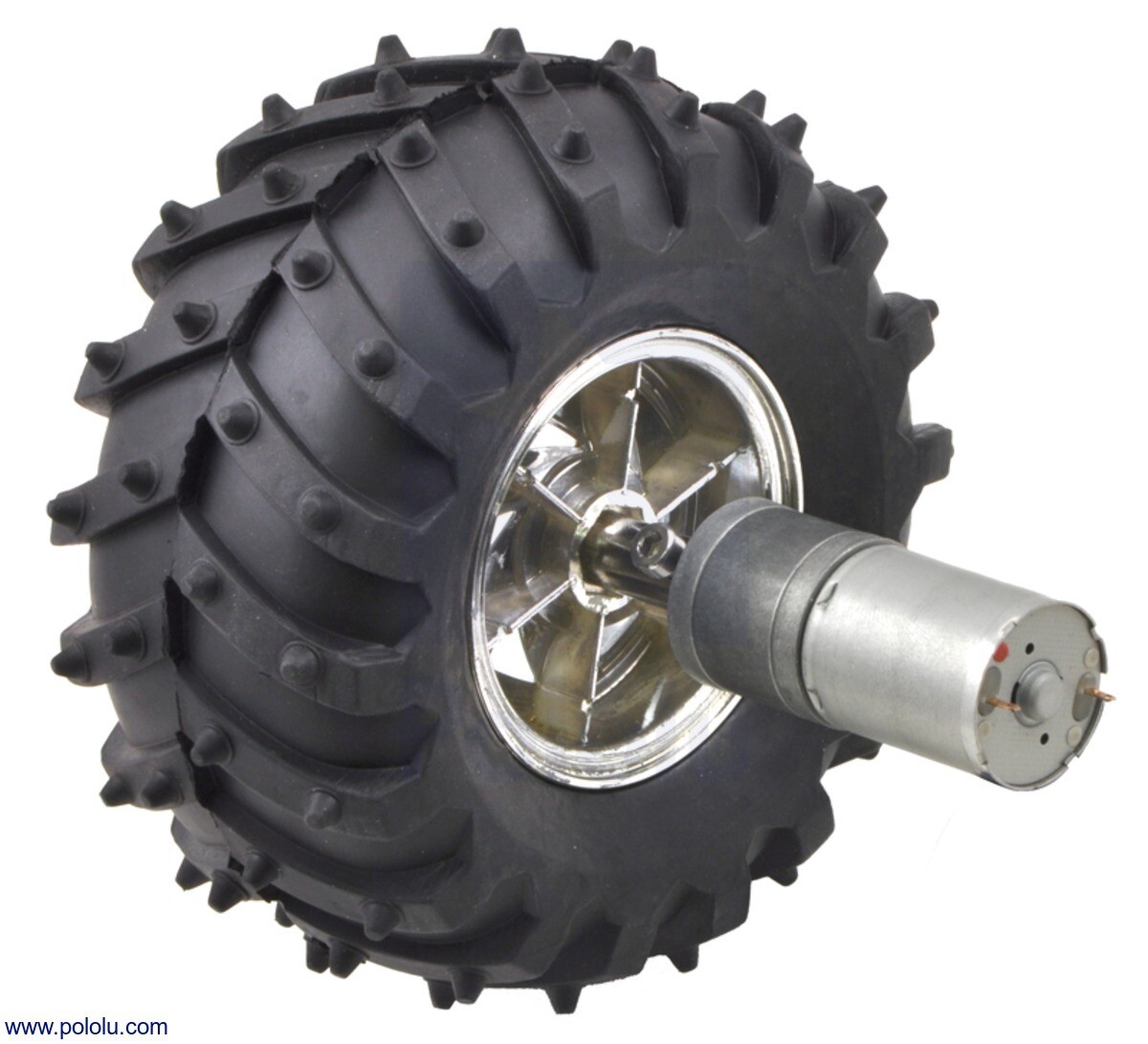 Pololu 75:1 Metallgearmotor 25x54 L mm, 6V, høj effekt, uden encoder, 1575