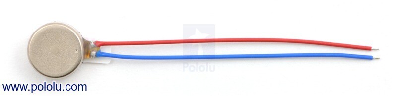 Pololu Vibrationmotor uden aksel, 8x3,4 mm vibrationsamplitude 0,75g, 1637