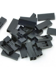 0,1" (2,54 mm) Crimp Connector Hus: 1x2-Pin 25-pak til præcrimede terminaler
