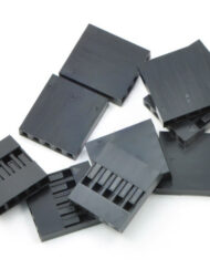 0,1" (2,54 mm) Crimp Connector Hus: 1x5-Pin 10-pak