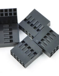 0,1" (2,54 mm) Crimp Connector Hus: 2x5-Pin 5-pak