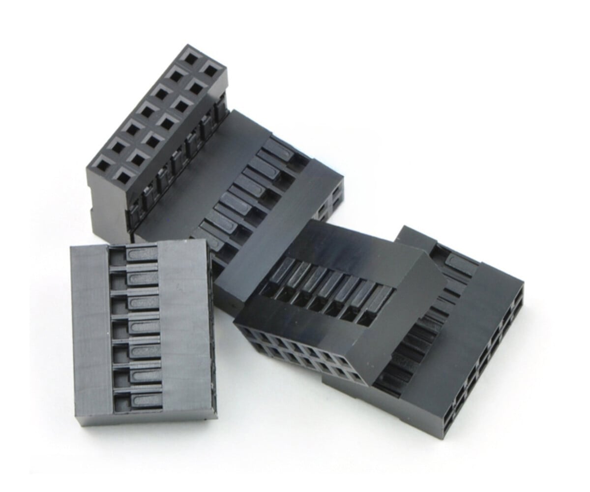 0,1" (2,54 mm) Crimp Connector Hus: 2x7-Pin 5-pak