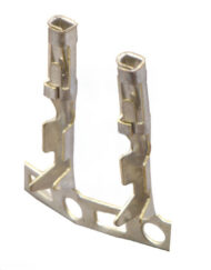 Kvinnlige crimp-stifter til 0,1" hus - 100-pak, Arbejde med led af 22 til 28 AWG