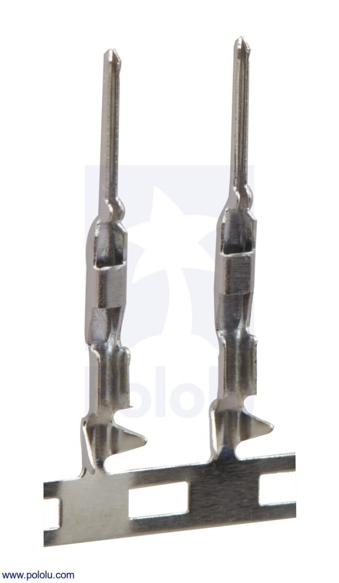 Mandlige crimp-stik til 0,1" hus, 100-pak, til led fra 22-28 AWG