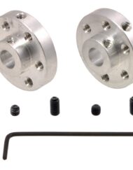 Pololu Universal Aluminium monteringscenter til 1/4" aksel, M3 huller (2-pak) 1994