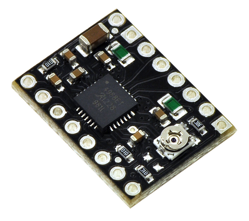 Pololu A4988 StepStick Steppermotor Driver Carrier, Black Edition 2128