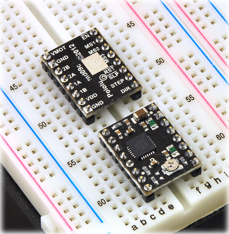 Pololu A4988 StepStick Steppermotor Driver Carrier, Black Edition 2128