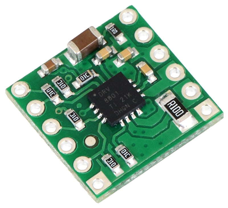 Pololu DRV8801 Single Brushed DC Motor Driver Carrier 8-36V 2136