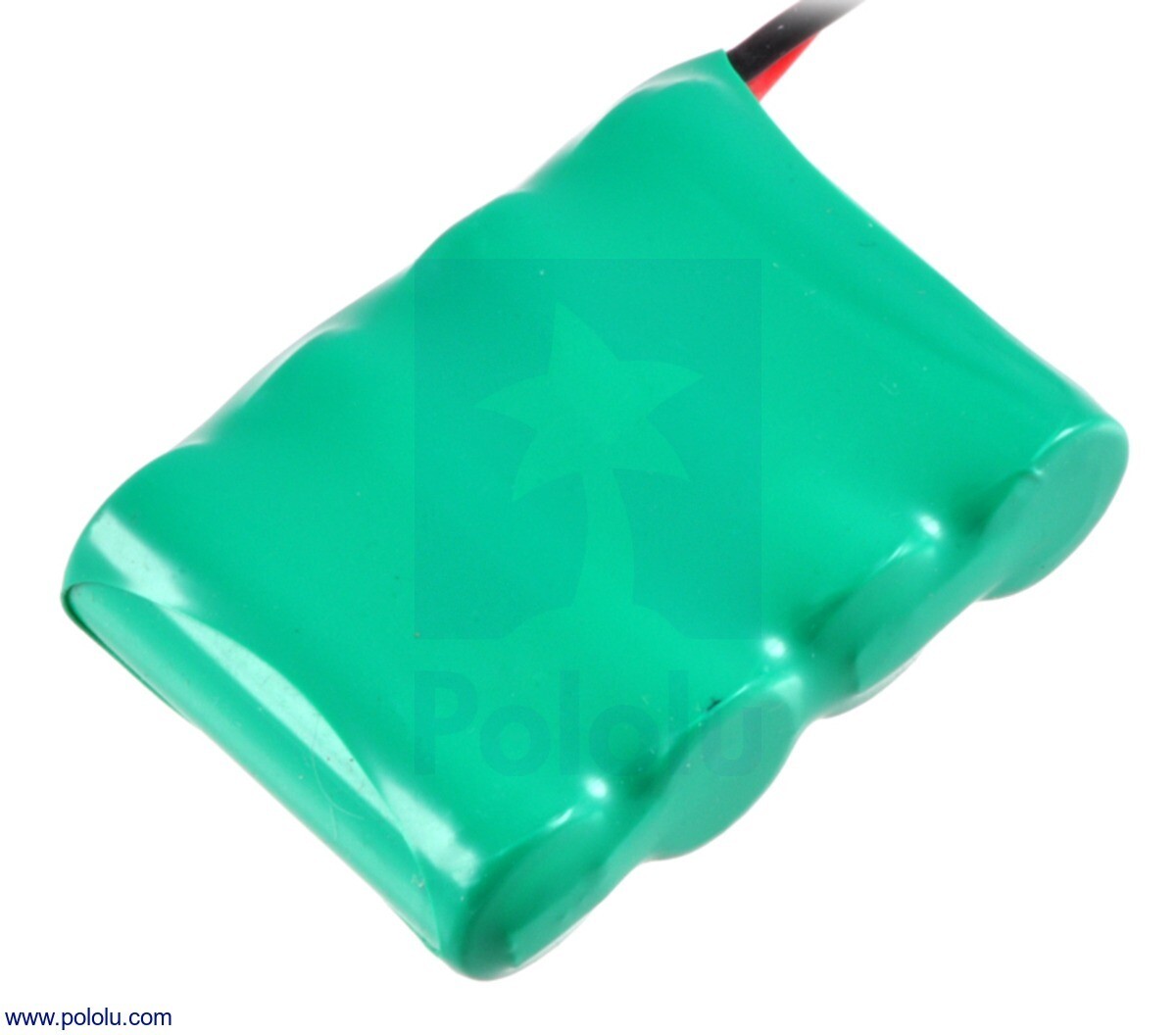 Pololu Genopladeligt NiMH Batteripakke: 4,8 V, 350 mAh, 4x1 2/3-AAA Celler, JR Connector 2241