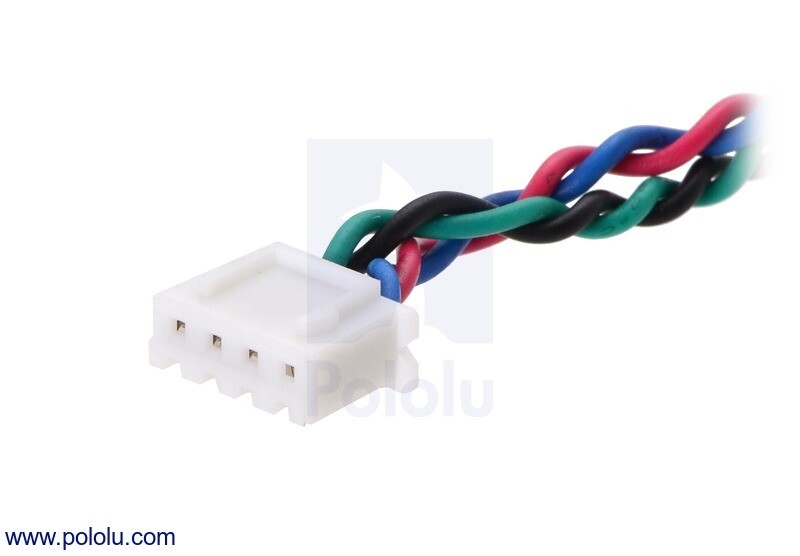Pololu Stepmotor NEMA 17 28cm Gevindskrue Bi-polær 200 Trin Revision 42x38mm 2.8V 1.7 A Fase 2268