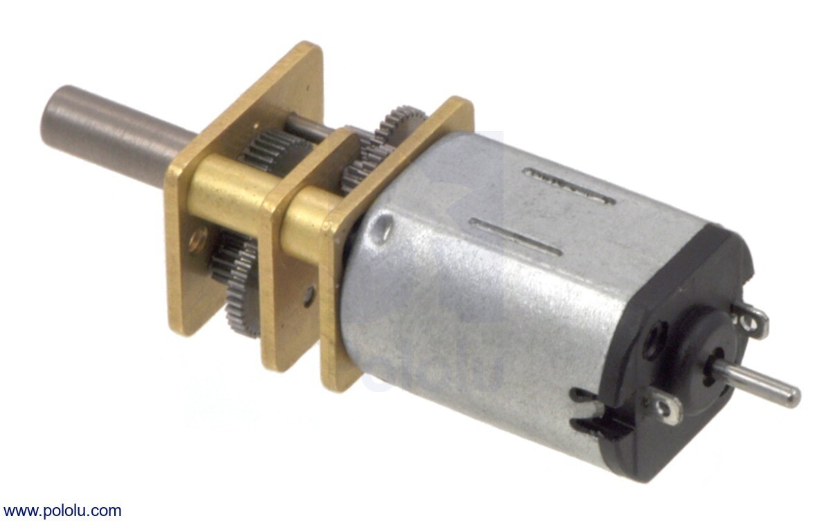 Pololu 10:1 Metallgetriebemotor MP 6V med forlænget motorstang 2377