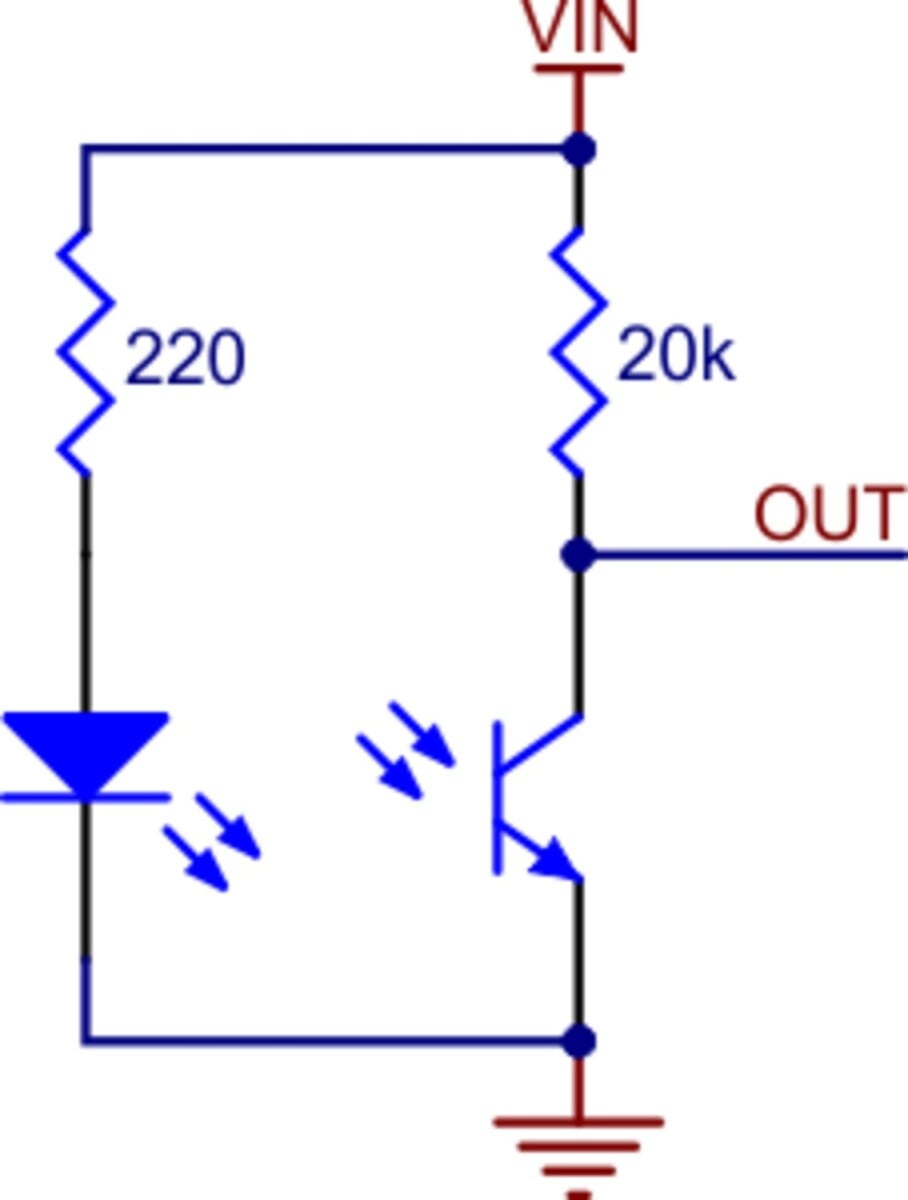 Pololu QTR-L-1A Refleksensor (2-pak) 2454