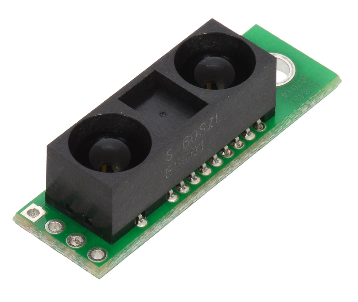 Pololu-bærer til Sharp GP2Y0A60SZLF analog afstandssensor, 3V 2477