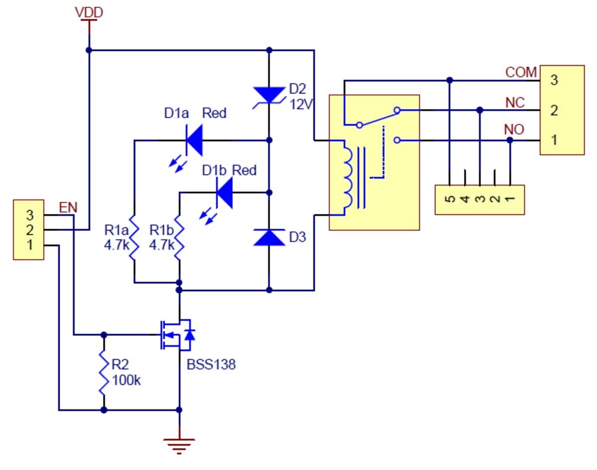 Pololu Basic SPDT Relæ Carrier med 12VDC Relæ (Samlet) 1-Kanal Relæmodul 2482