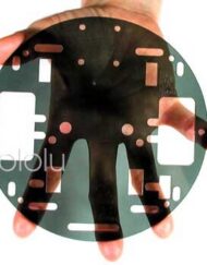 Pololu Robot Chassis RRC01A Transparent Grau 250
