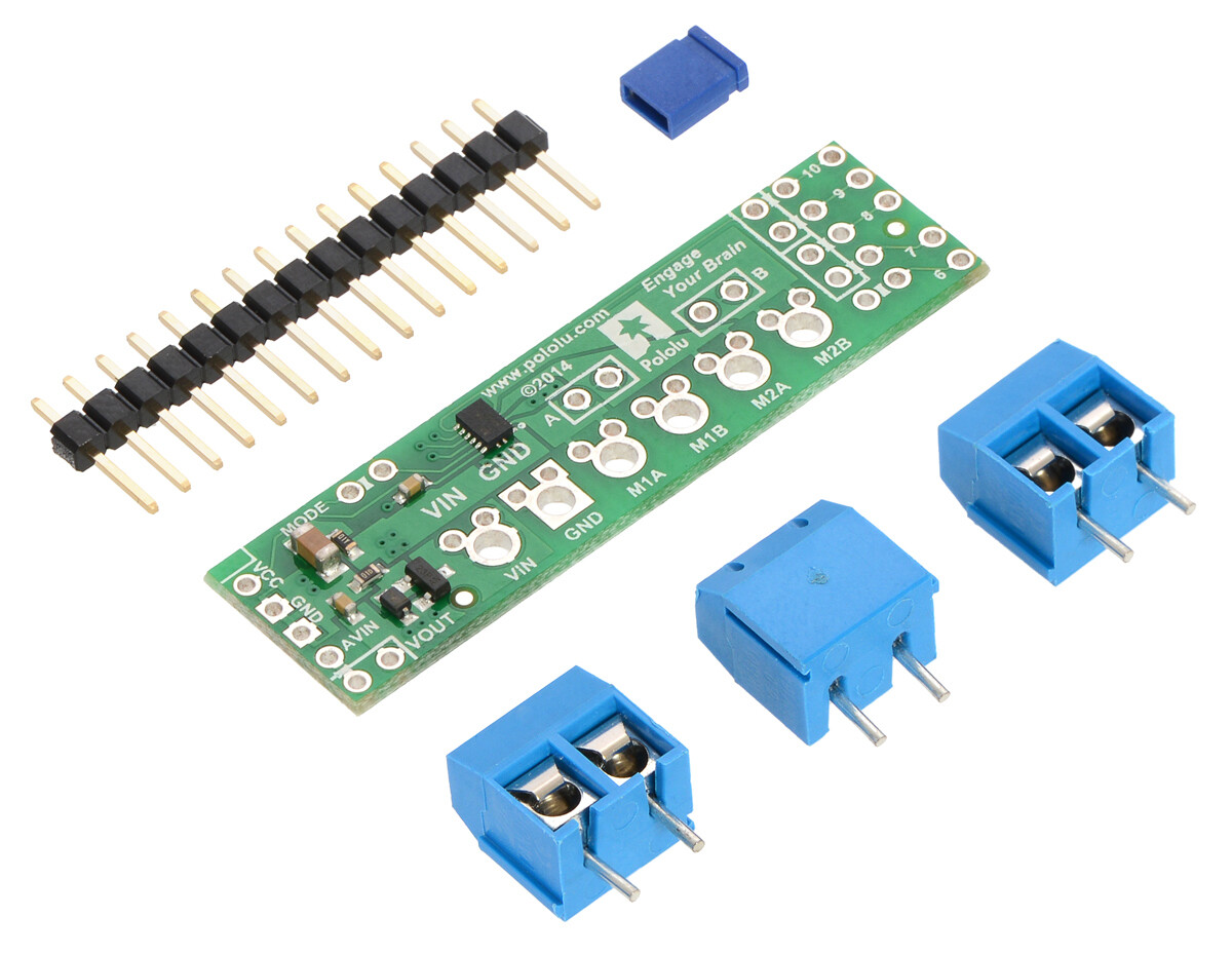 Pololu DRV8835 Dual Motortreiber Shield til Arduino 2511