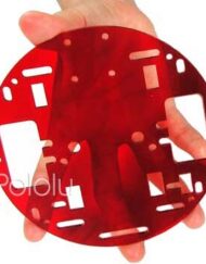Pololu Robot Chassis RRC01A Transparent Red 251