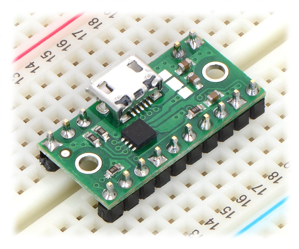 Pololu TPS2113A Strømkombiner med USB Micro-B stik 2596