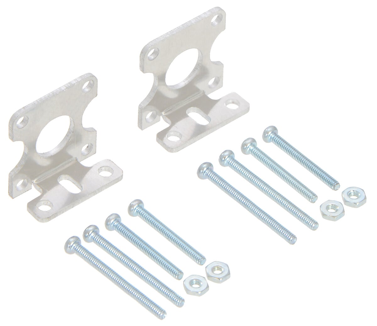 Pololu Stamped Aluminium L-Bracketsæt til Plastgearmotorer 2670