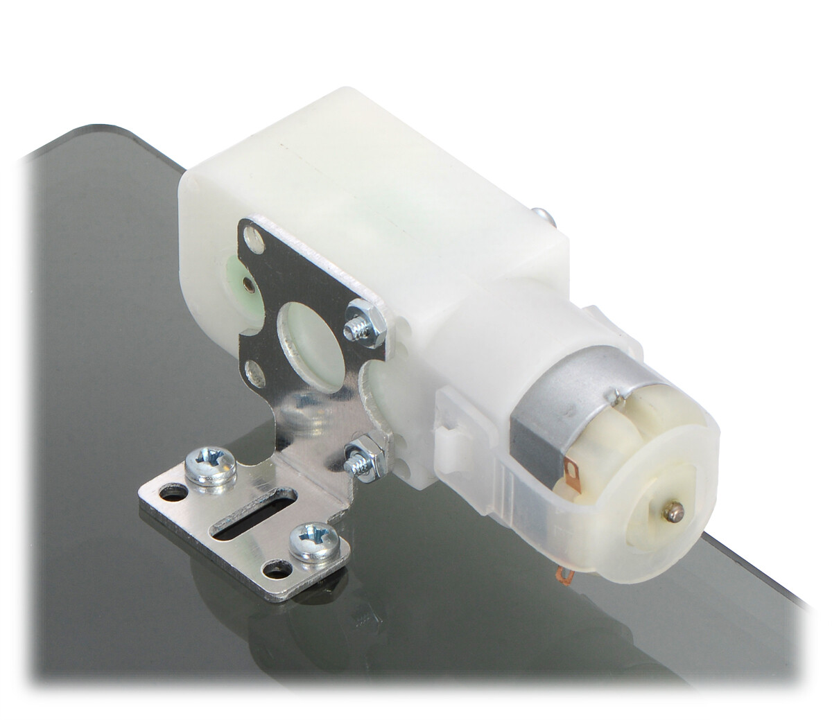 Pololu Aluminium L-formet stel, udvidet, par til plastikgearmotorer 2671