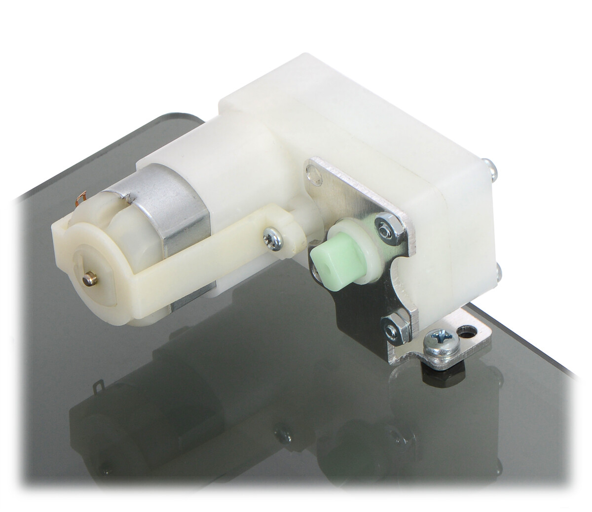 Pololu Aluminium L-formet stel, udvidet, par til plastikgearmotorer 2671