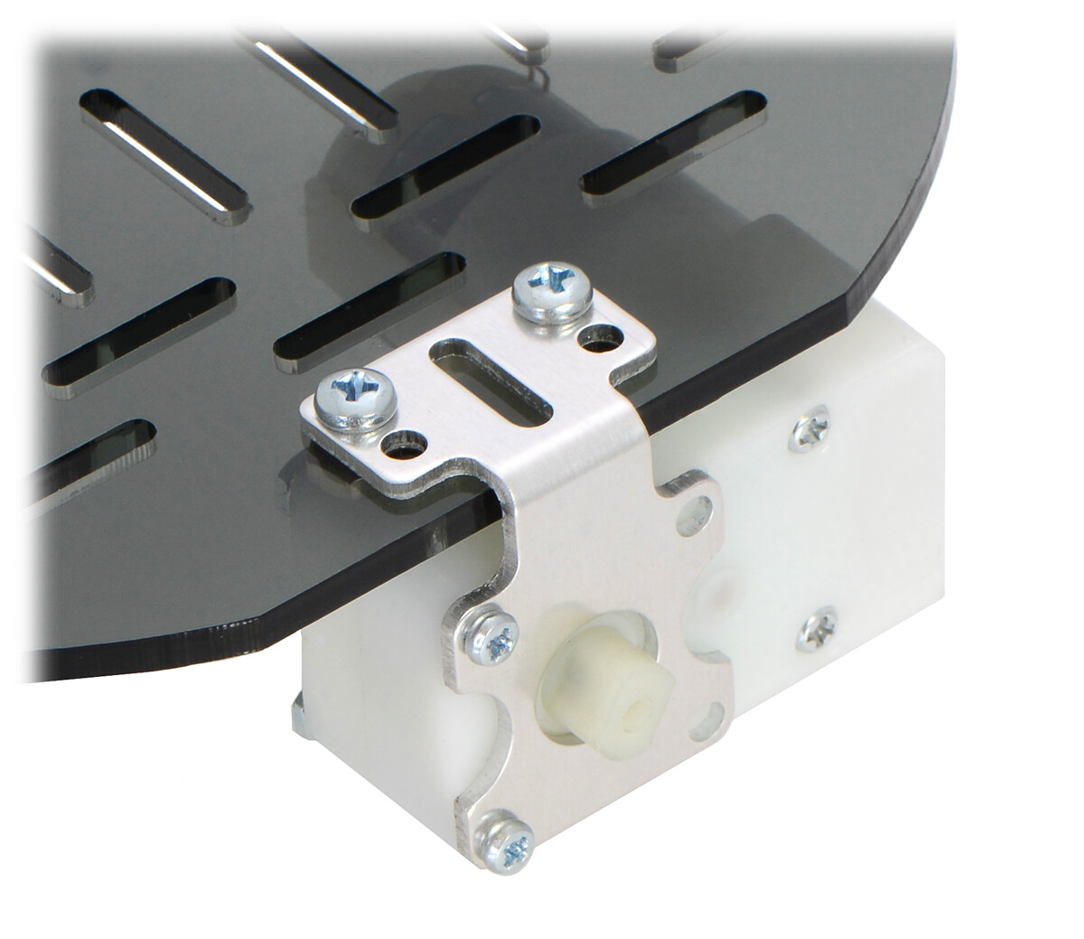 Pololu Aluminium L-formet stel, udvidet, par til plastikgearmotorer 2671