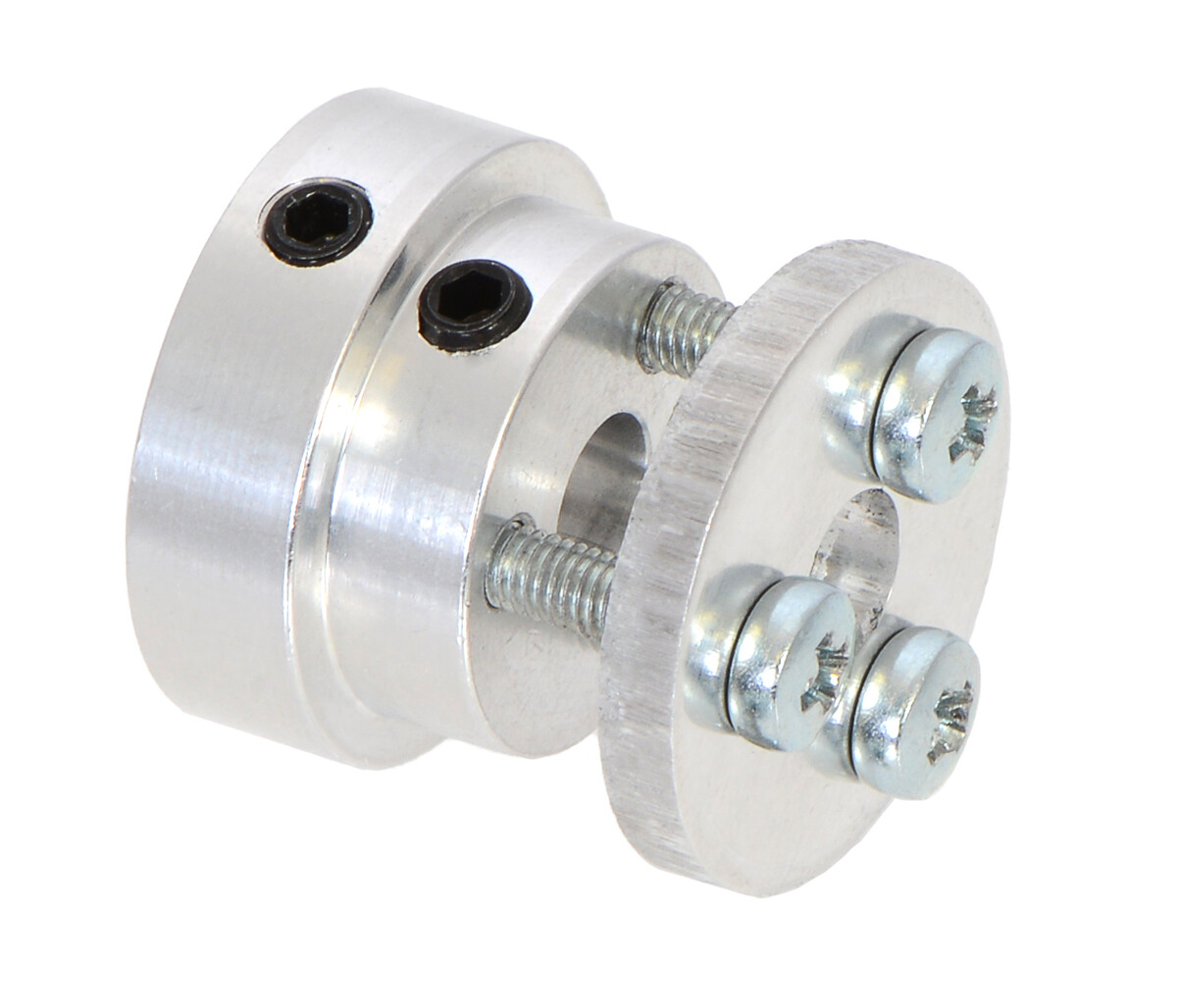 Pololu Aluminium hjuladapter til 6 mm aksel, 37D gearmotorer, artikelnummer 2674
