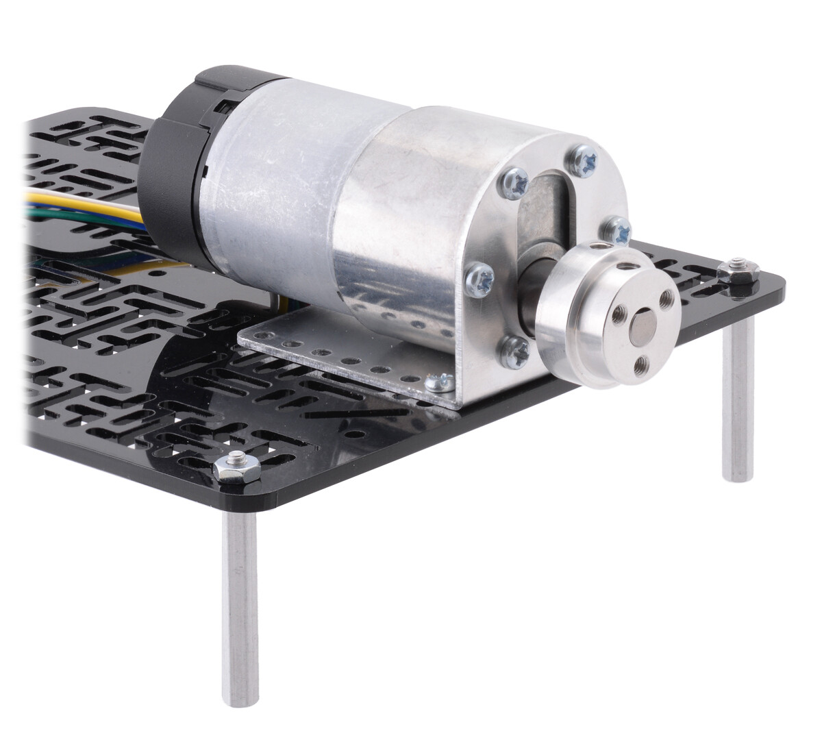 Pololu Aluminium hjuladapter til 6 mm aksel, 37D gearmotorer, artikelnummer 2674
