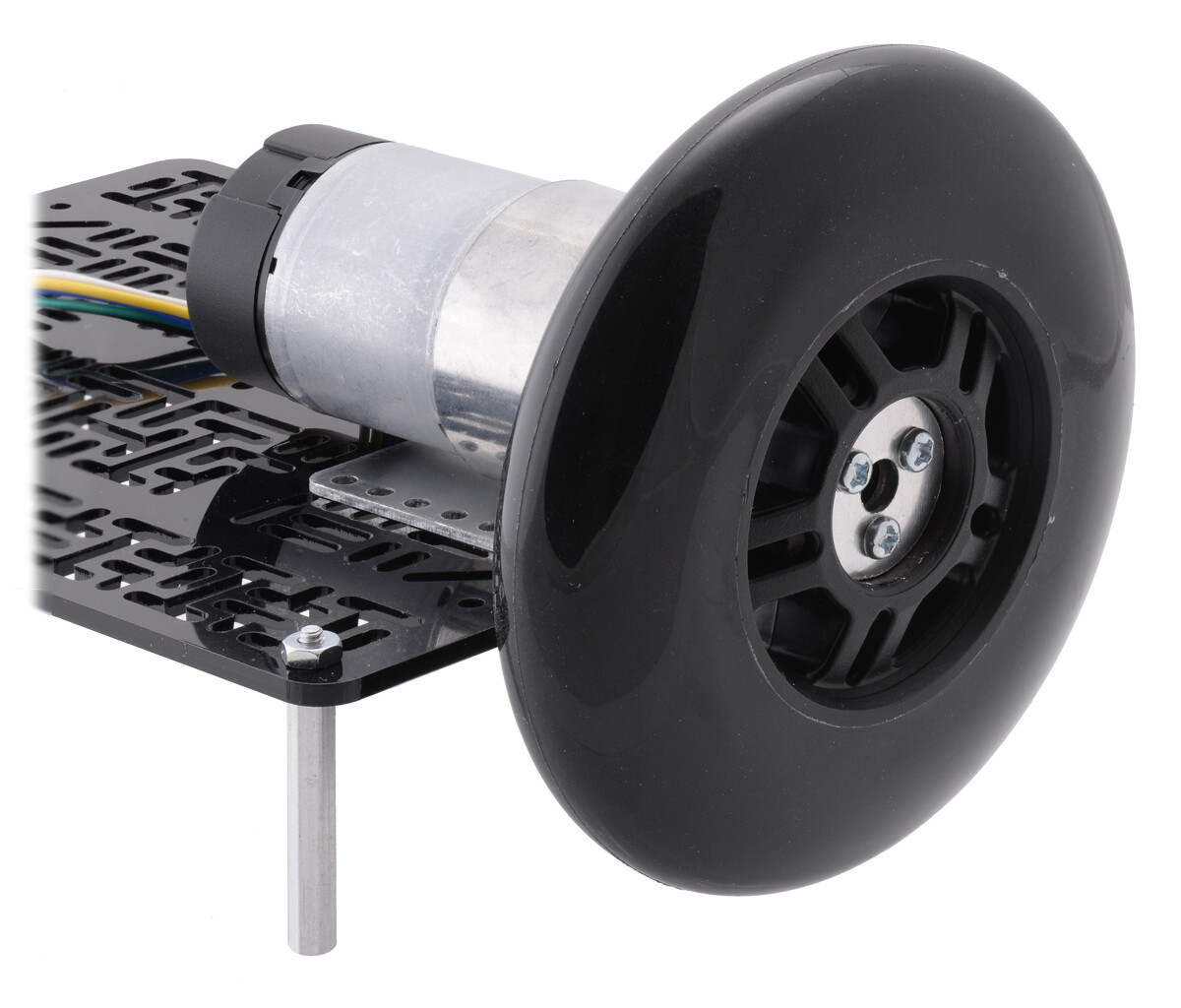 Pololu Aluminium hjuladapter til 6 mm aksel, 37D gearmotorer, artikelnummer 2674