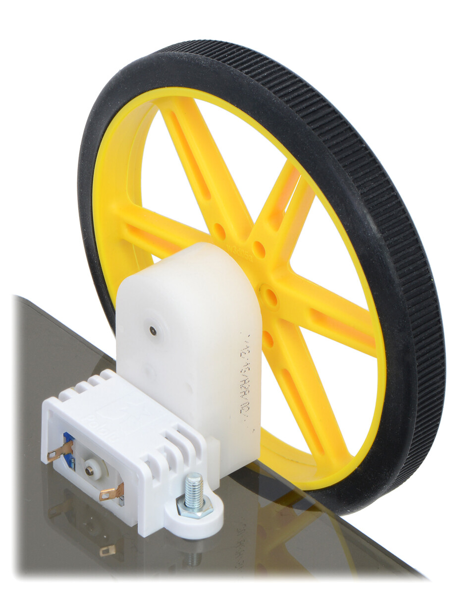 Pololu Mini Plastic Gearmotor Bracket Pair - Wide 2680