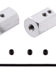 Pololu 12 mm sekskantet hjuladapter til 3 mm aksel (2-pak) 2682