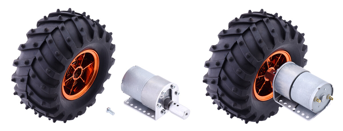 Pololu 12 mm sekskantet hjuladapter til 6 mm aksel (2-pak) 2686