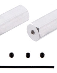 Pololu 12 mm sekskantet hjuladapter til 6 mm aksel, forlænget (2-pak) 2687