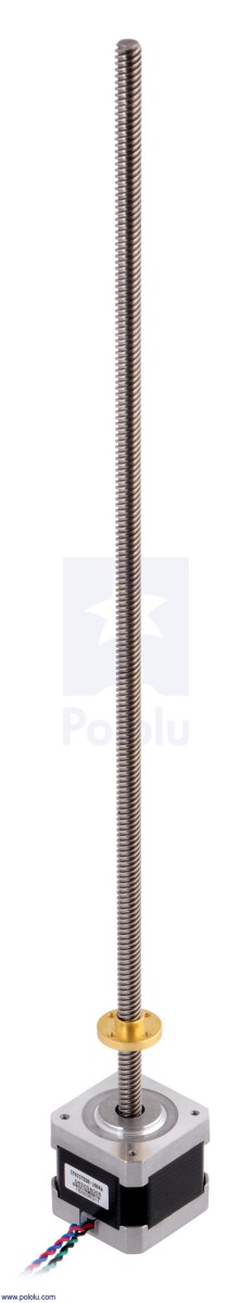 Pololu Stepmotor med 38 cm gevind, bipolar, 200 trin/omdrev
