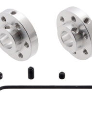 Pololu Universal Aluminium monteringscenter til 8mm aksel, M3 huller (2-pak) 2693