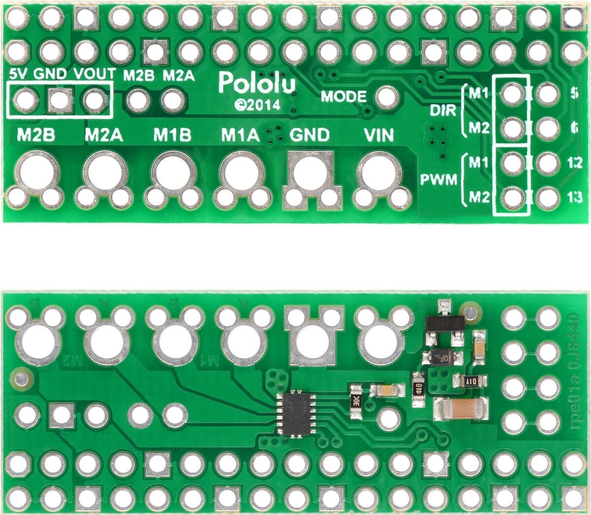 Pololu DRV8835 Dual Motortreiber-kit til Raspberry Pi 2753