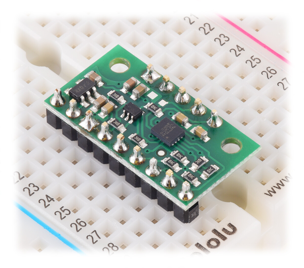 Pololu LSM6DSO 3D-akselrometer og gyroskop bærer med spændingsregulator 2798