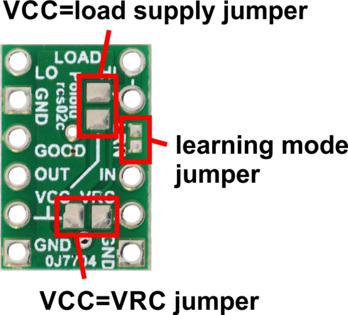 Pololu RC-kontakt med lille lavside MOSFET 2802