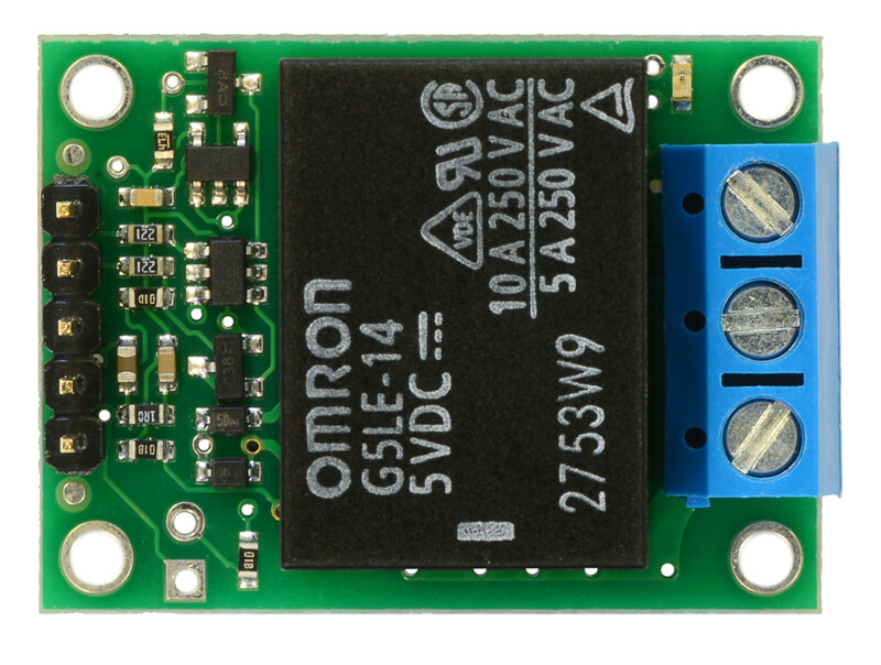 Pololu RC-kontakt med relæ Omron G5LE-14-DC5 (Delvist sæt) 1-kanals relæmodul 2805