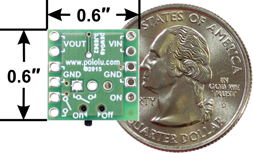 Pololu Mini MOSFET Skiftkontakt med omvendt spændingsbeskyttelse, SV 2811