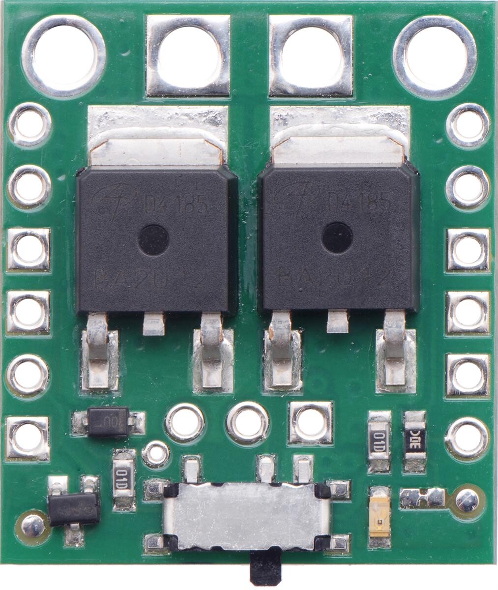 Pololu Stor MOSFET-skiftekontakt med omvendt polaritetsbeskyttelse, MP 2814