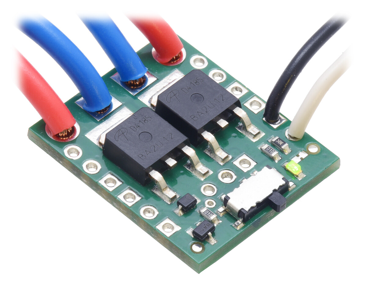 Pololu Stor MOSFET-skiftekontakt med omvendt polaritetsbeskyttelse, HP 2815