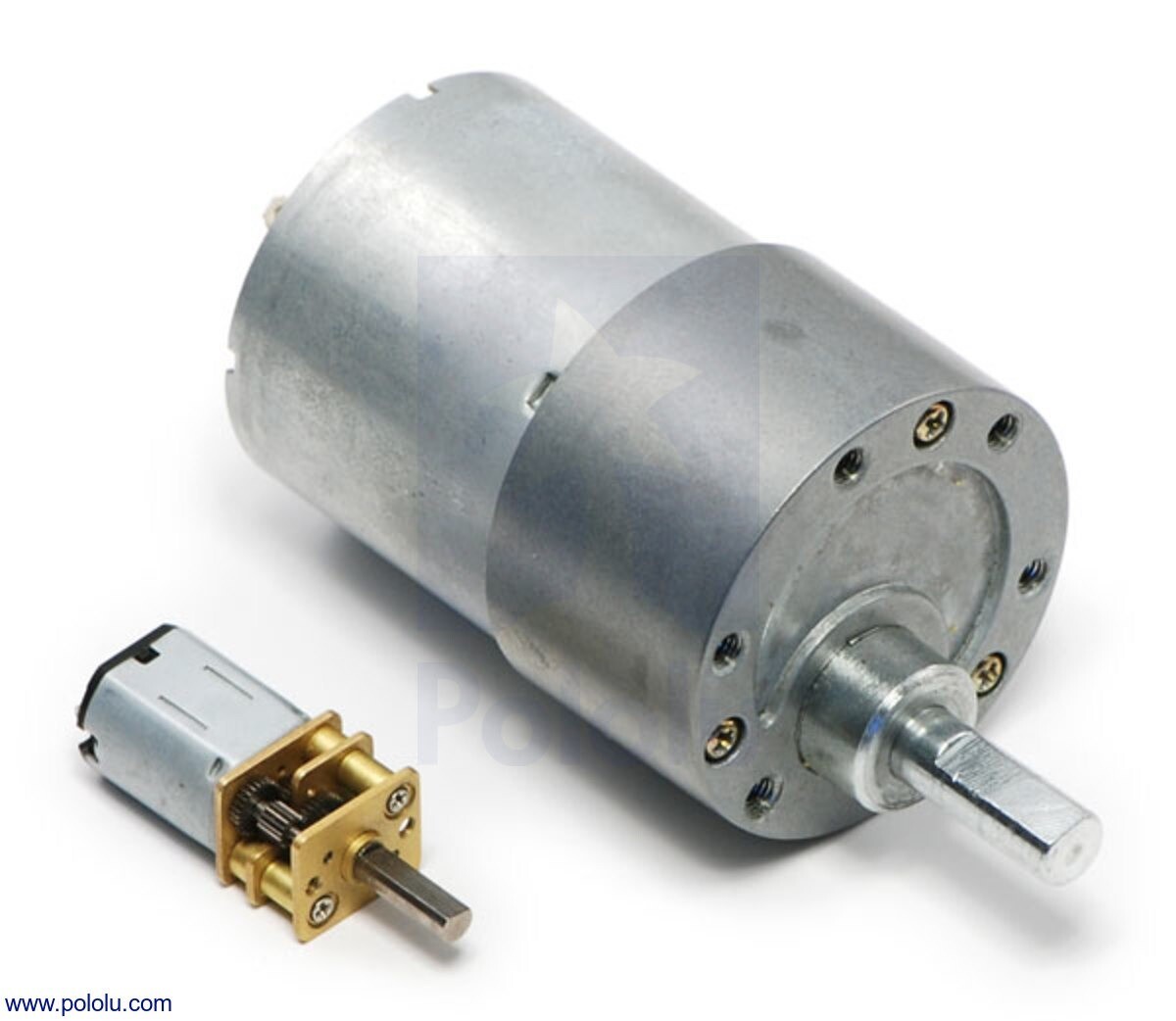 Pololu 150:1 Metal Gearmotor 37Dx73L mm med 64 CPR Encoder (Helikal tandhjul) 2828