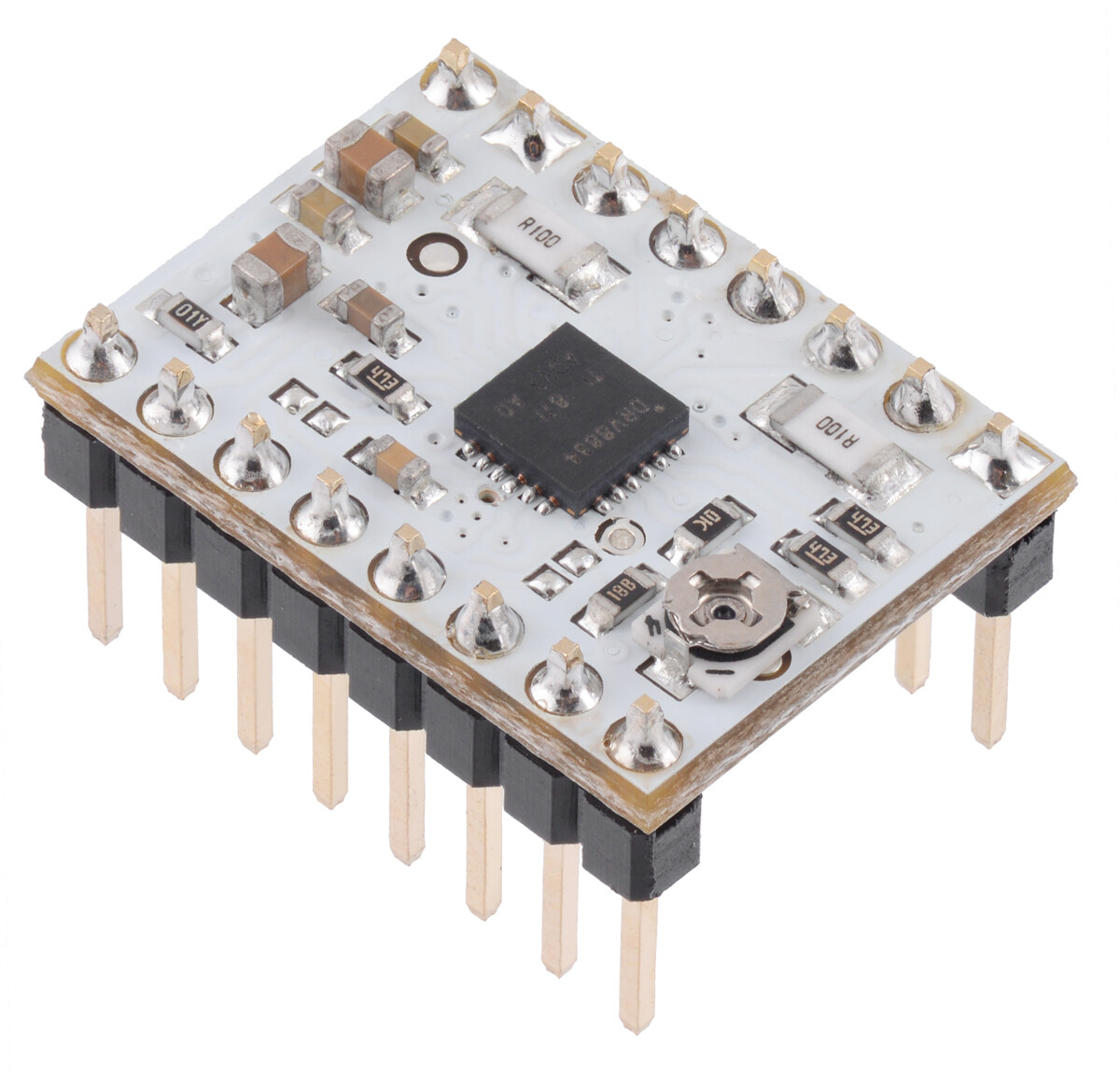 Pololu DRV8834 Lavspændings Stepmotor Driver Carrier (Header Pins soldeboret) 2874