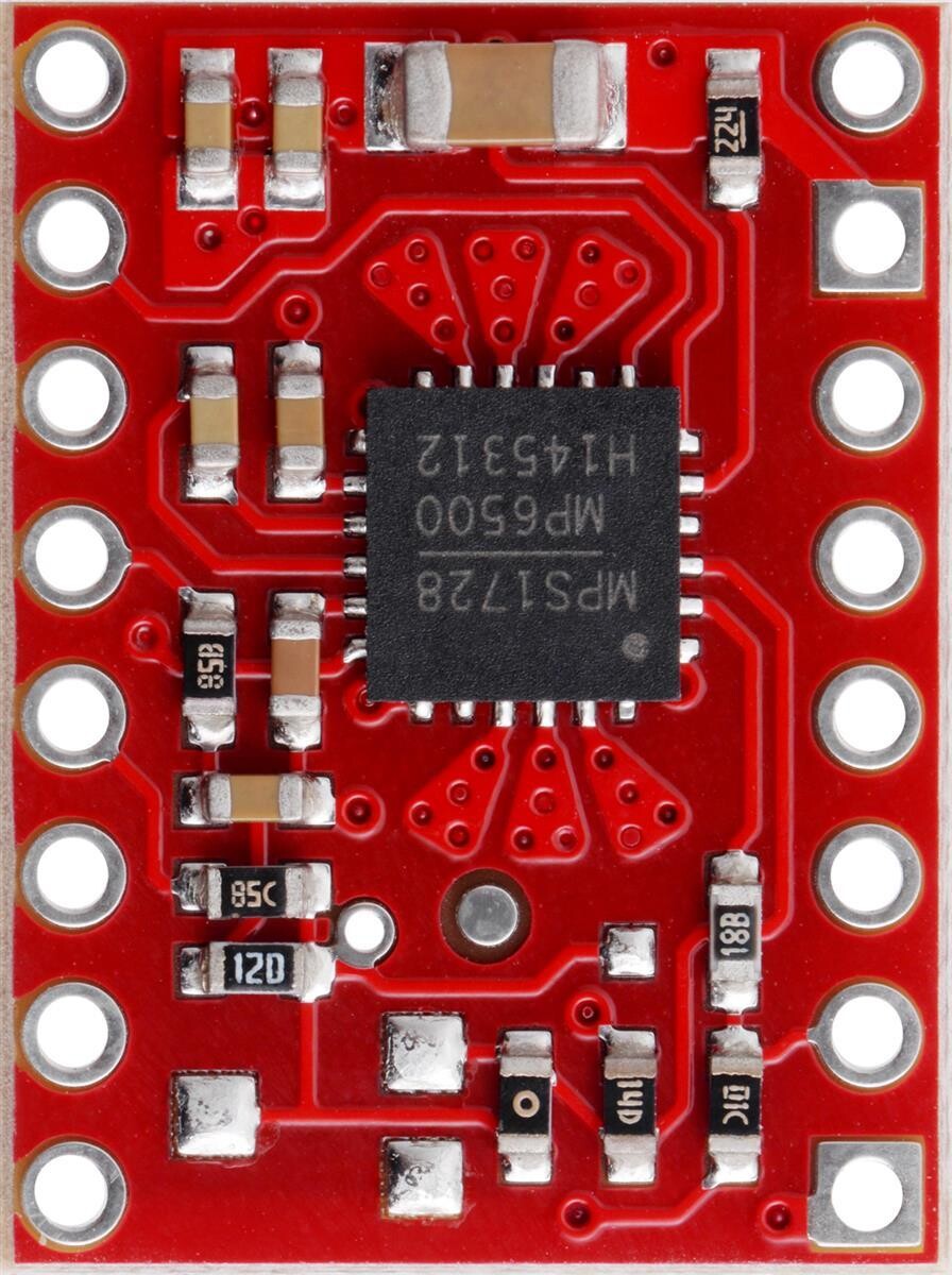 Pololu MP6500 Trinmotor Driver Carrier, Digital strømstyring (Header pins loddet) 2969