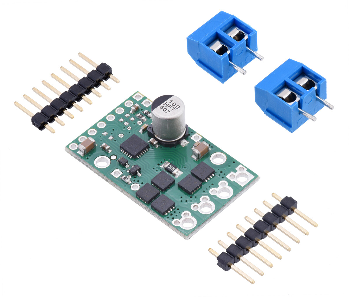 Pololu G2 High-Power Motor Driver 24V13, 6,5-40V 13A uden køleplade 2992
