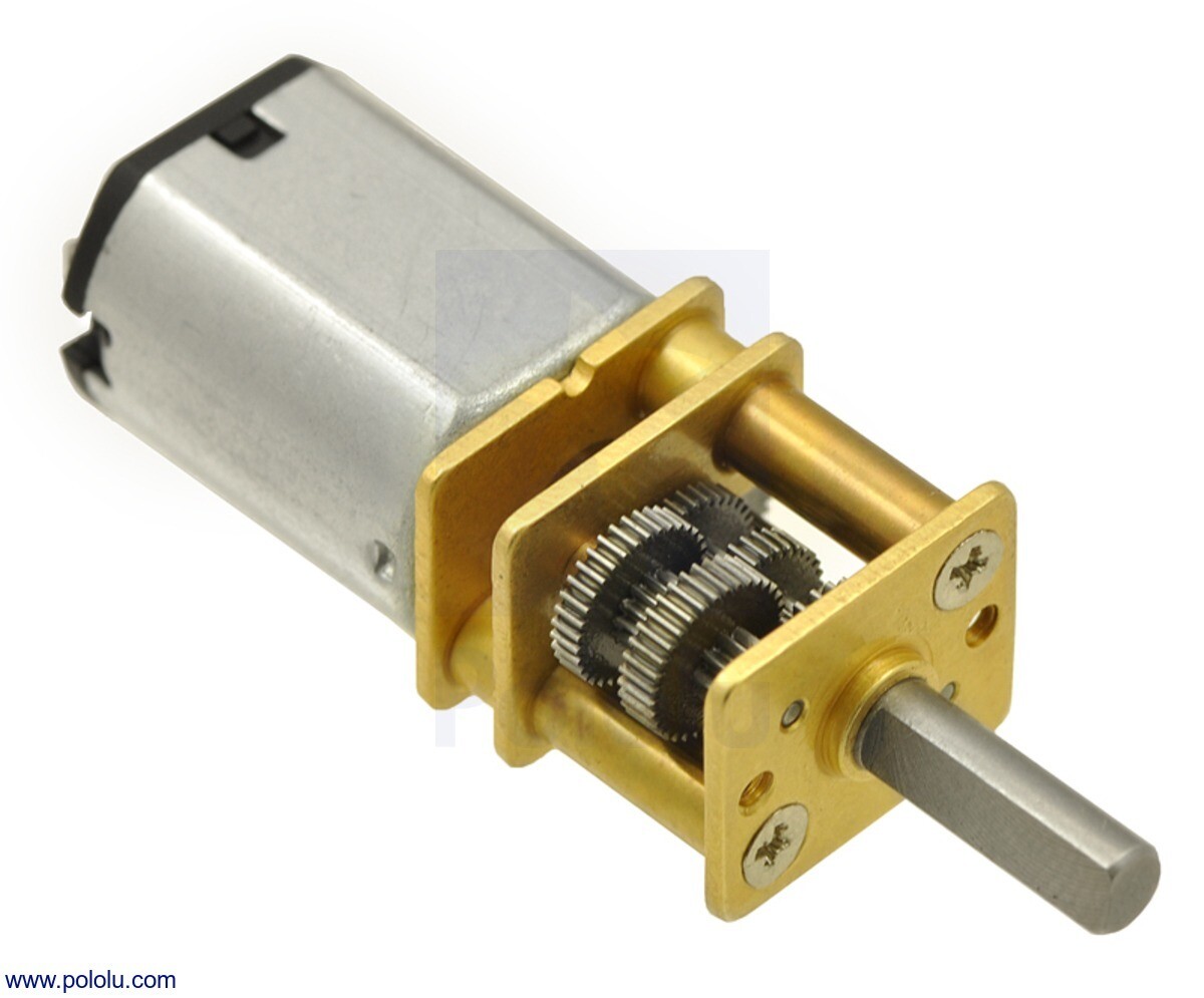 Pololu 1000:1 Metal gearmotor med mikro-gear, HPCB, børstet DC-motor, 12V, model 3046