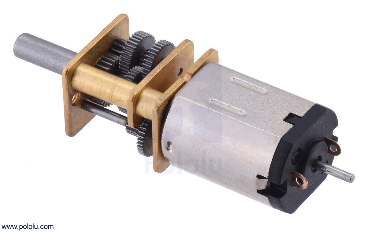Pololu 1000:1 Metal Gearmotor med HPCB, 12V med forlænget motorstang 3057
