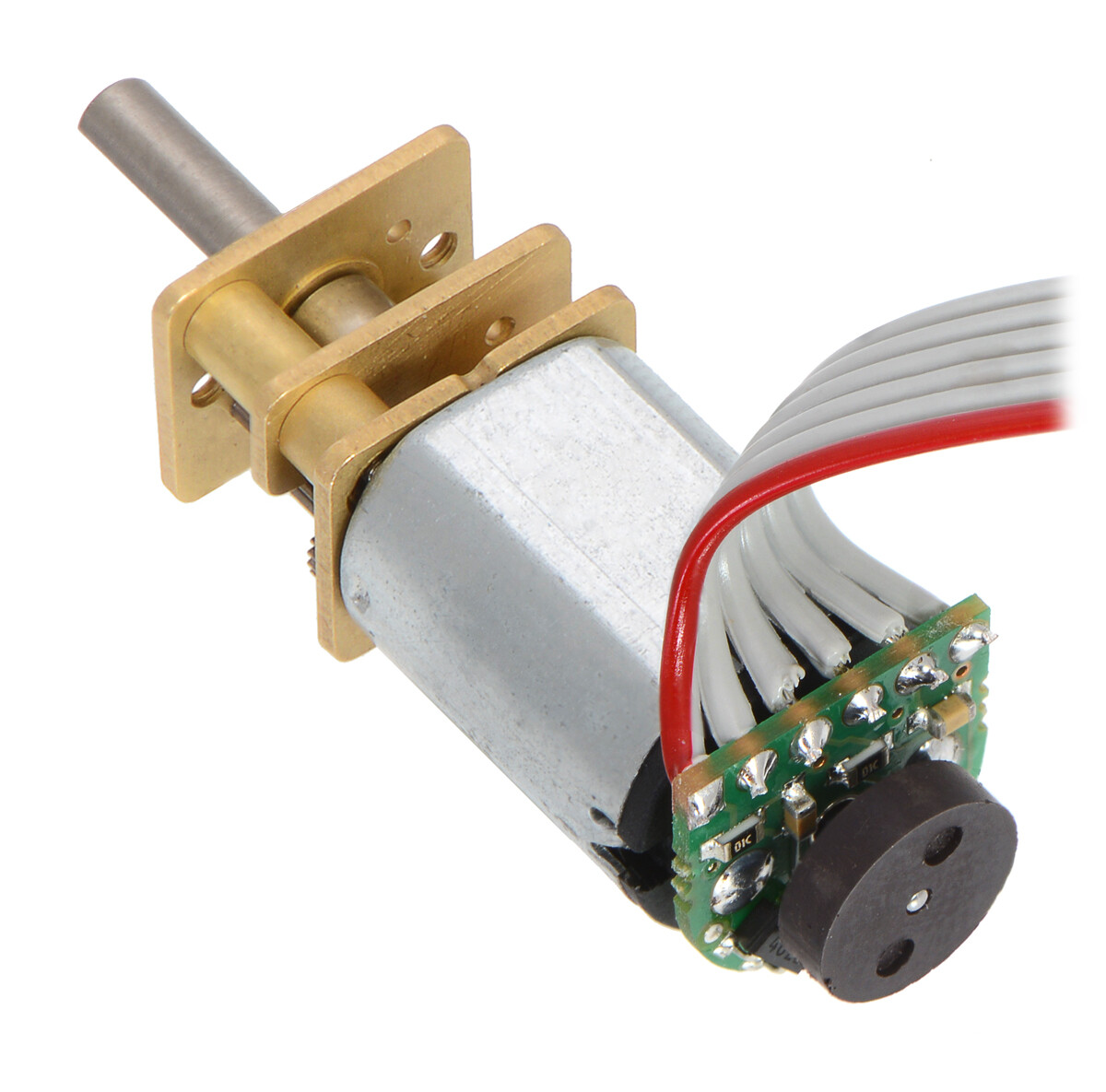 Pololu 10:1 Metallgearmotor HPCB 6V med forlænget motorstang 3000 omdrejninger 3071